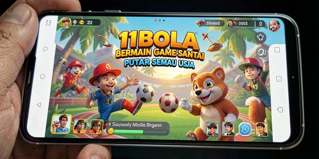 Screenshot 11BOLA menampilkan gameplay seru dan interaktif.