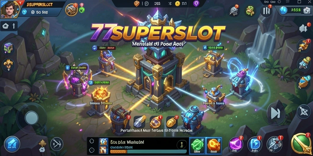 Gameplay seru <strong>77SUPERSLOT</strong> dalam Tower Defense yang membuat ketagihan.
