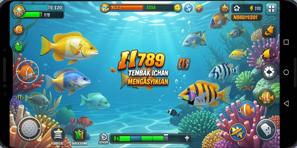 Tangkapan layar Gameplay CK789: Serunya menembak ikan!