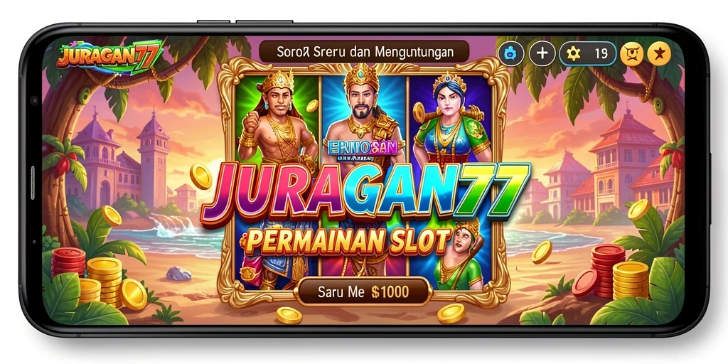 Tampilan gameplay Slot yang menarik di JURAGAN77.