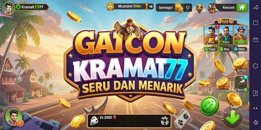 Tampilan gameplay KRAMAT77 yang menampilkan keseruan bisnis Tycoon.