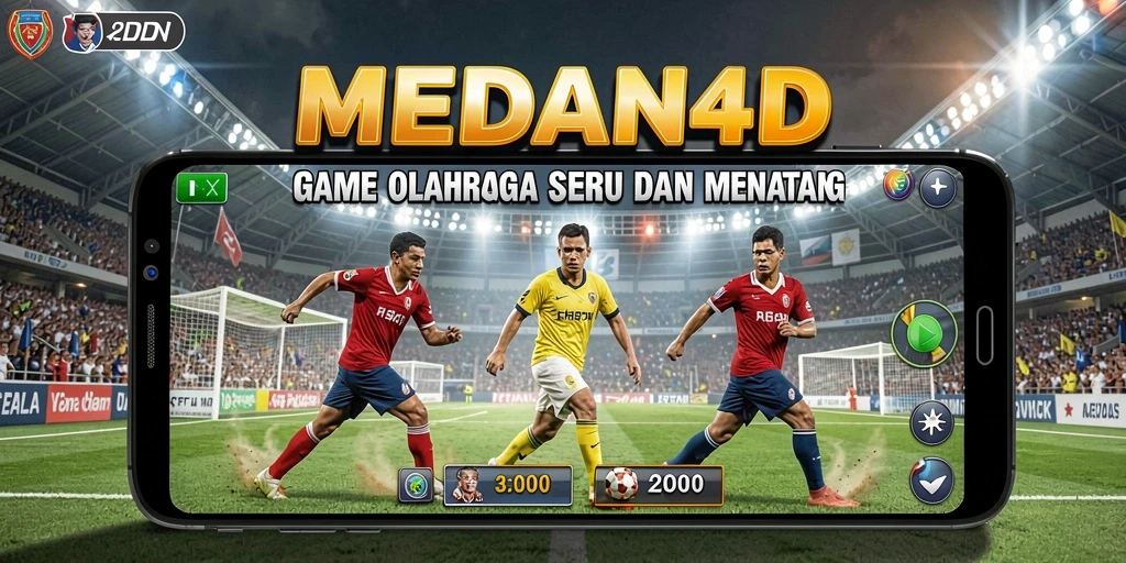 Screenshot MEDAN4D menunjukkan aksi seru dalam permainan olahraga.