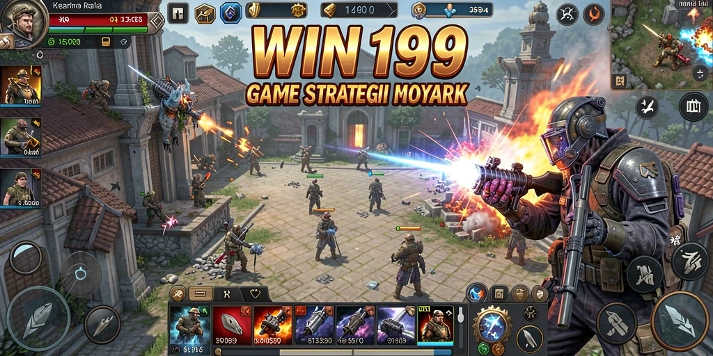 Tampilan gameplay <strong>WIN199</strong> dengan fokus pada strategi dan keputusan taktis.